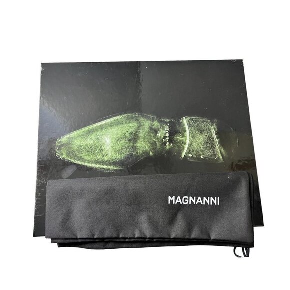 Magnanni Mens Brown Leather Mid Height Lace Up Rubber Sole Bodhi Boots Sz 8 New - Picture 8 of 12